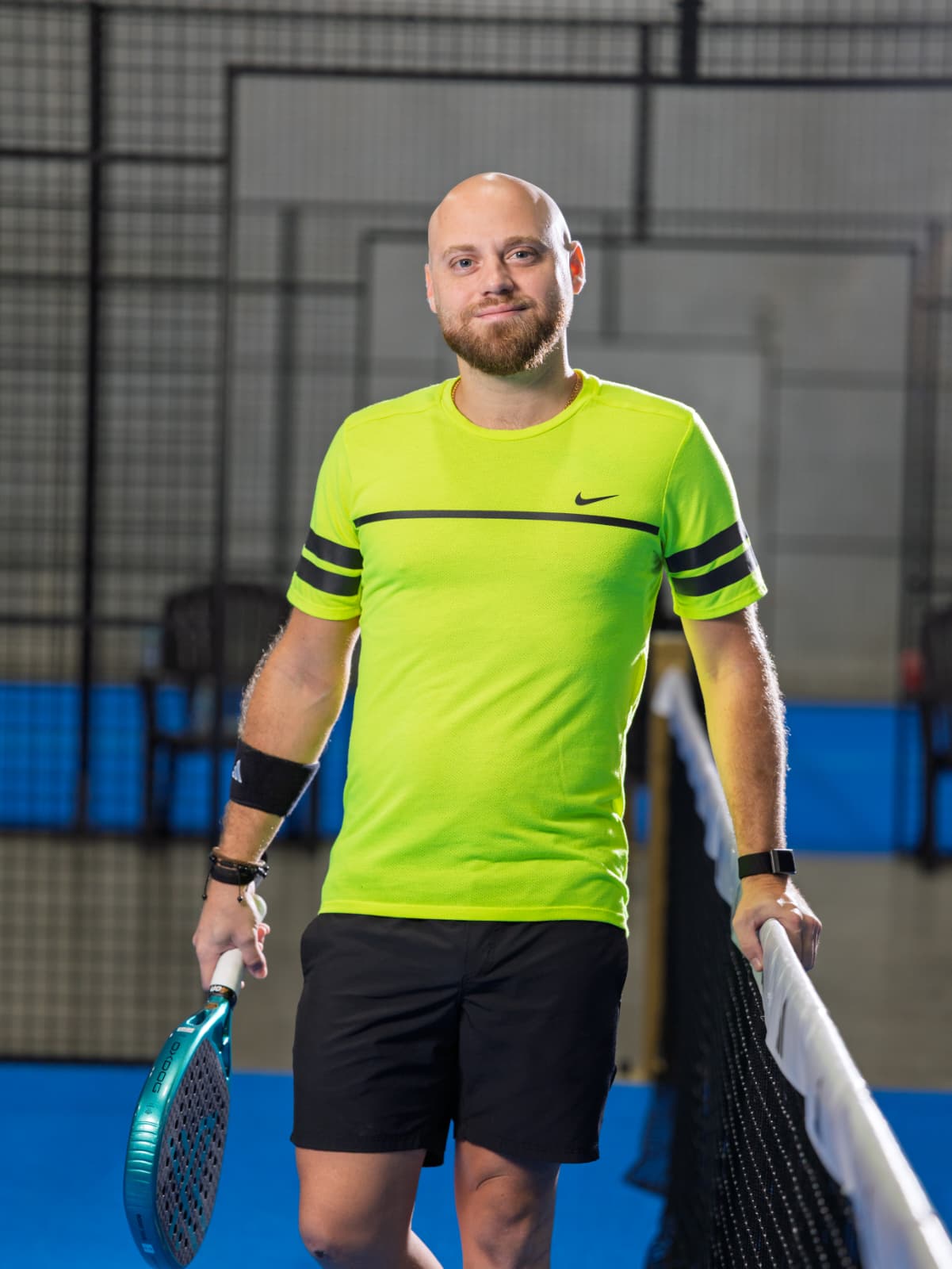 César Rodríguez manager y coach de Urban Pádel